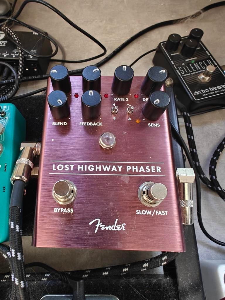 Fender Lost Highway Phaser, En andere, Muziek en Instrumenten, Effecten, Ophalen of Verzenden, Zo goed als nieuw, Overige typen