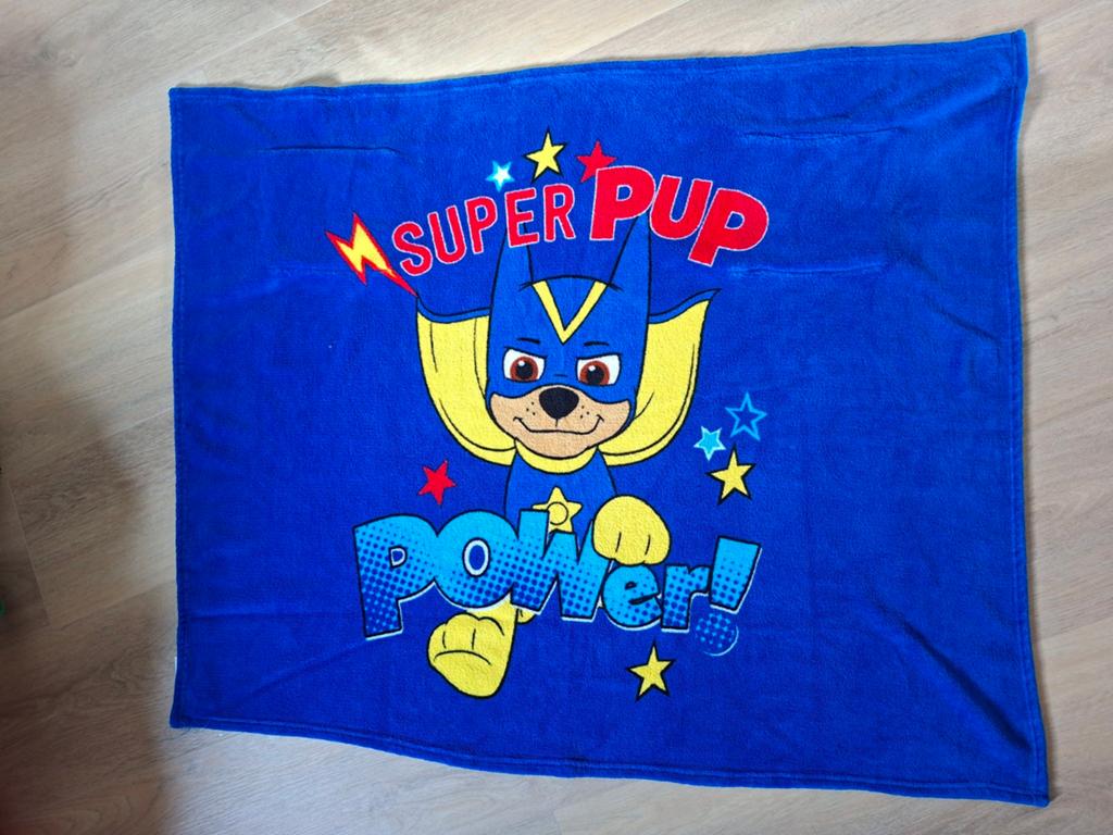 Paw patrol deken/cape, Ophalen, Zo goed als nieuw, Deken