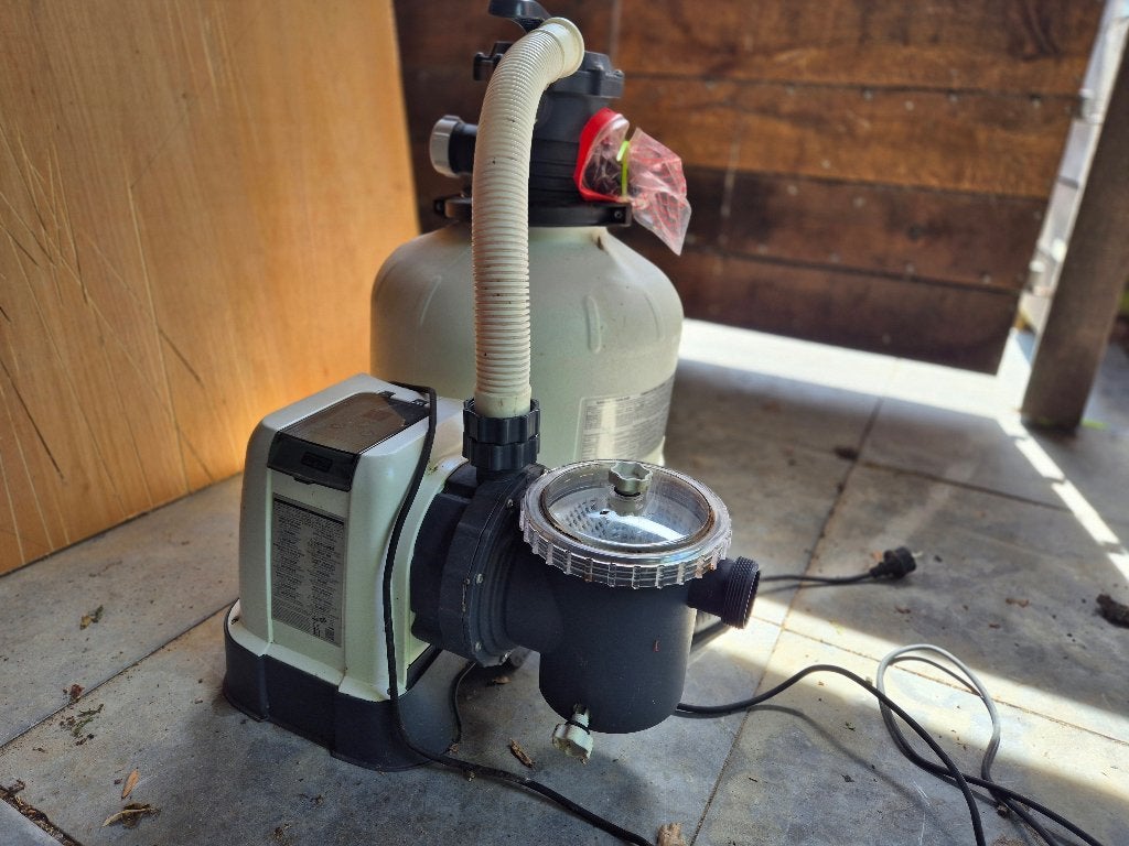 Intex zandfilterpomp (SF60220RC-2), Tuin en Terras, Ophalen, Gebruikt, Zwembadpomp