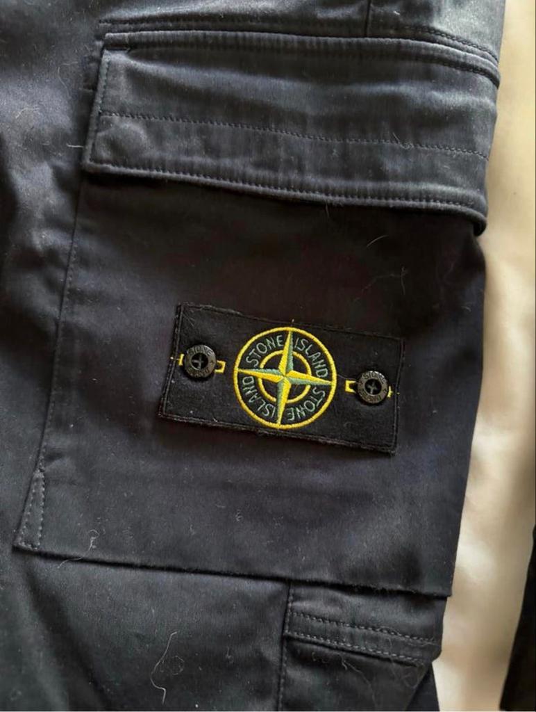 Stone Island Cargo Broek - Zo goed als nieuw, Ophalen, Zo goed als nieuw, Overige maten, Zwart