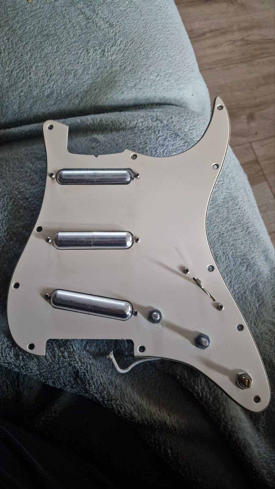 Zeldzame Kent Armstrong SLV-10 Lipstick Prewired Pickguard (, Ophalen of Verzenden, Gebruikt, Elektrische gitaar