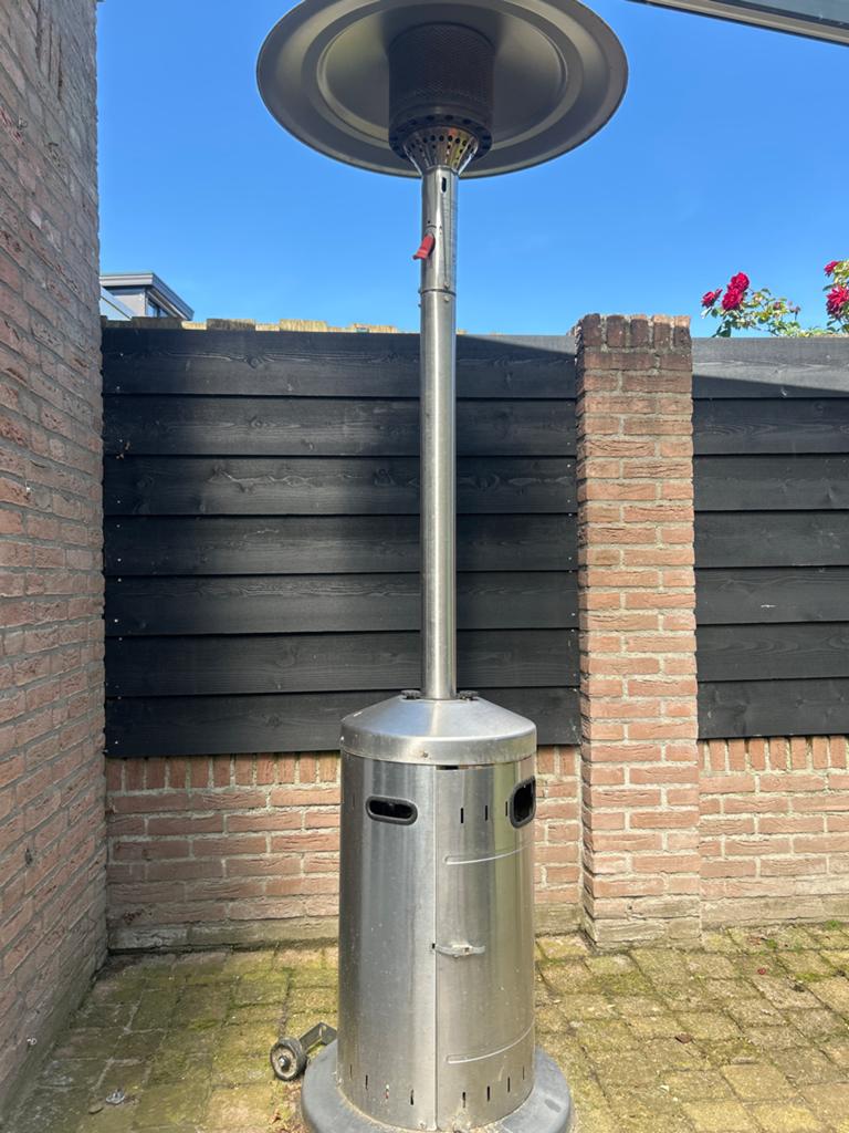 Terrasheater op gas, Ophalen, Gebruikt, Waterbestendig, Vloer