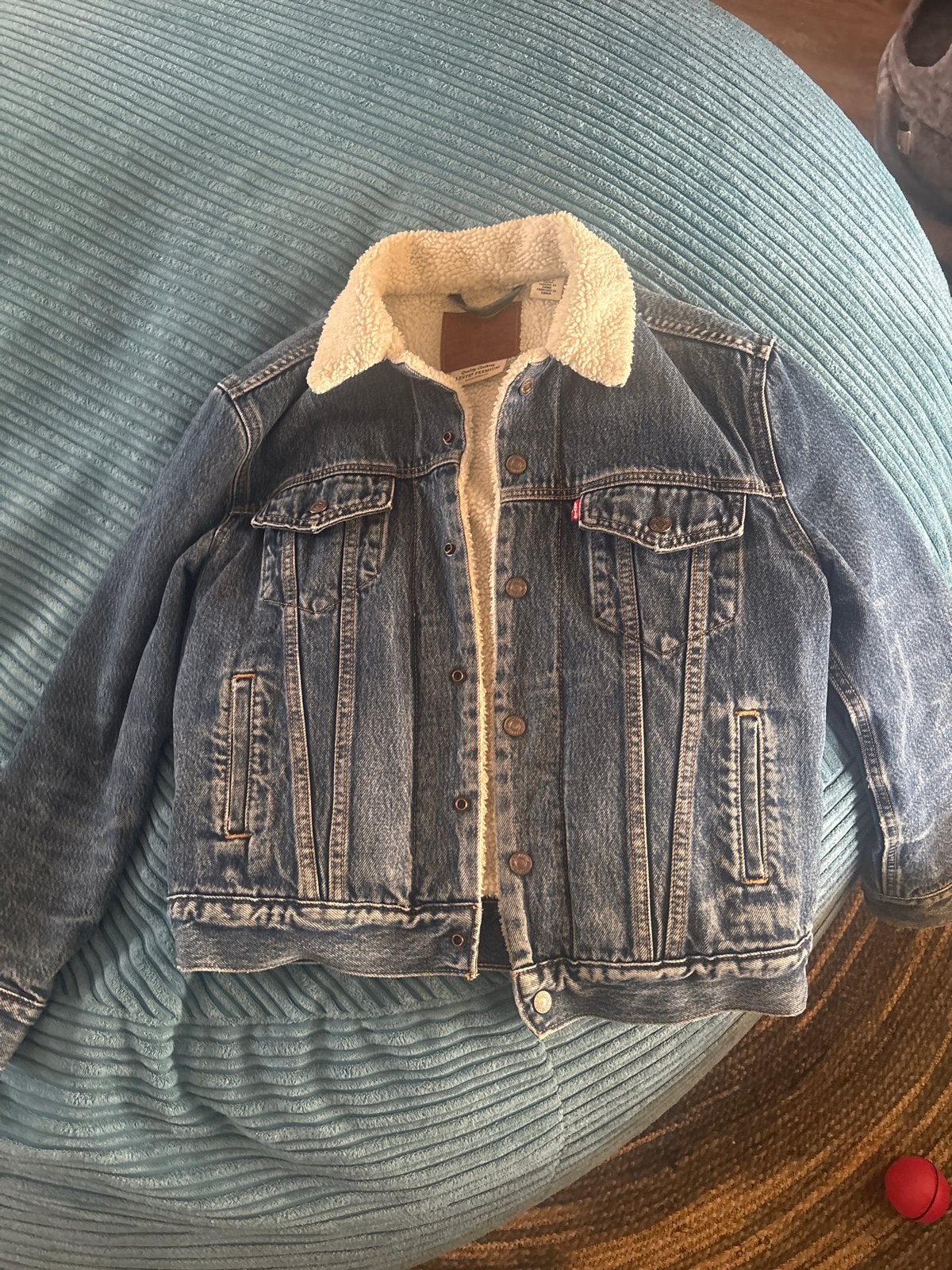 Levi's Original Sherpa Trucker Jacket XS, Kleding | Dames, Jassen | Winter, Ophalen of Verzenden, Zo goed als nieuw, Maat 34 (XS) of kleiner
