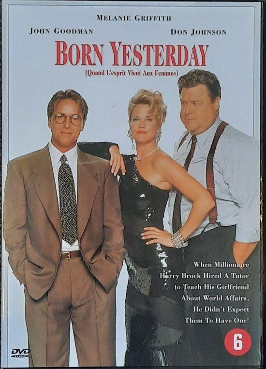 DVD Born Yesterday (met Melanie Griffith, John Goodman etc), Vanaf 6 jaar, Ophalen of Verzenden, Gebruikt, Romantische komedie