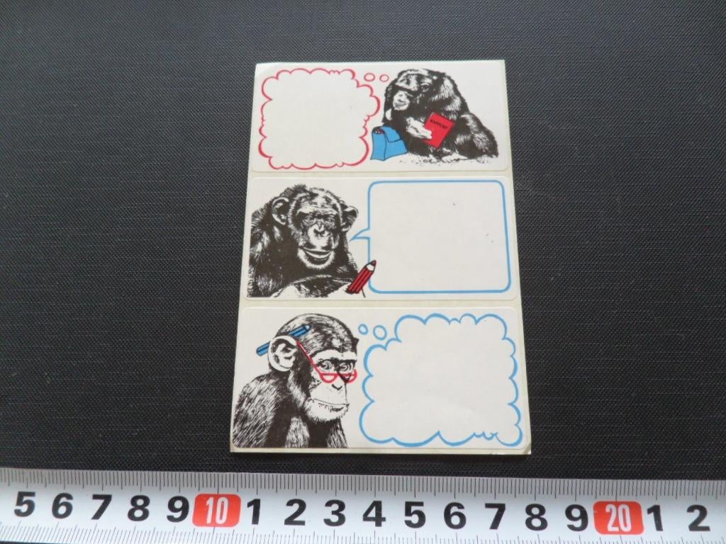 sticker etiket AAP, Ophalen, Zo goed als nieuw