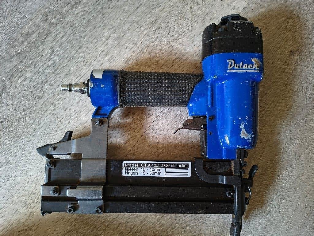 Dutack 4214005 CT 6040 J 50 Combitacker met Orion Koppeling, Doe-het-zelf en Verbouw, Compressors, Zo goed als nieuw, 6 tot 10 bar
