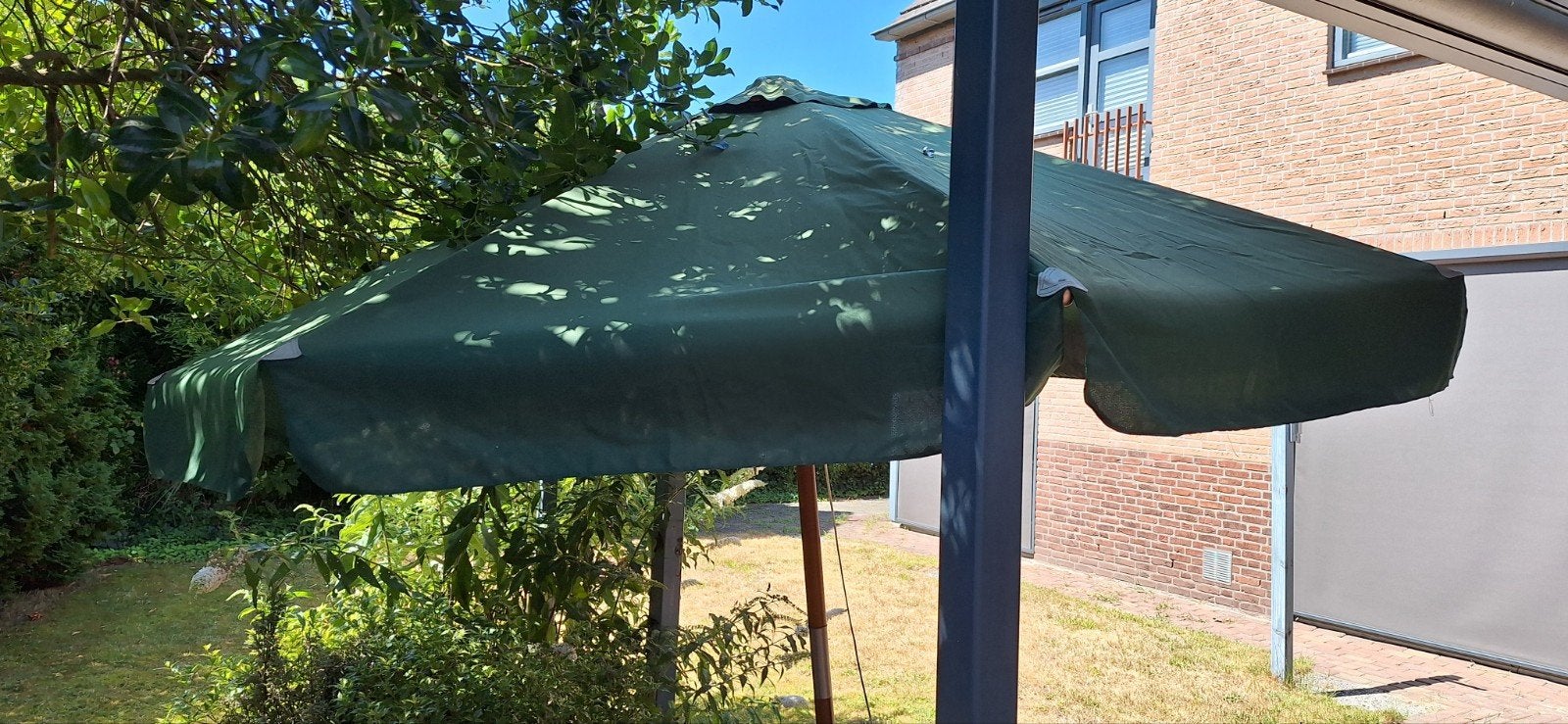 stokparasol, Ophalen, Gebruikt, 2 tot 3 meter, Zweefparasol