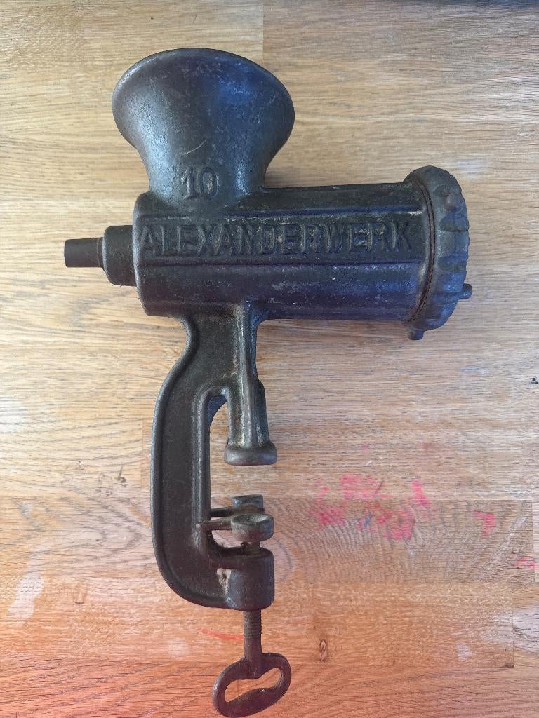 Vintage Alexanderwerk vleesmolen nr 10 brocante, Antiek en Kunst, Ophalen