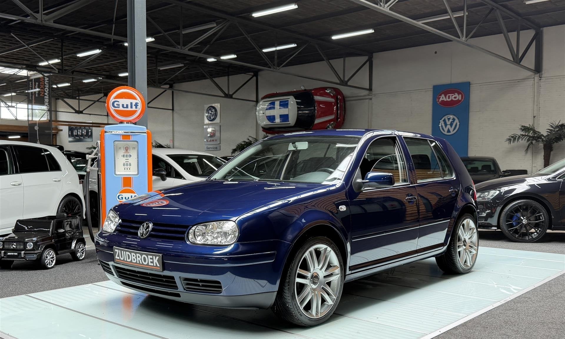 Volkswagen Golf pacific 16v | Clima | Stoelverwarming | 5-dr, 4 cilinders, 1290 kg, Blauw, Origineel Nederlands