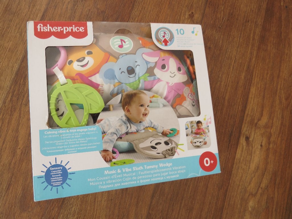 nieuwe fisher price buikligtrainer luiaard + muziek en tril, Ophalen of Verzenden, Nieuw, Overige typen