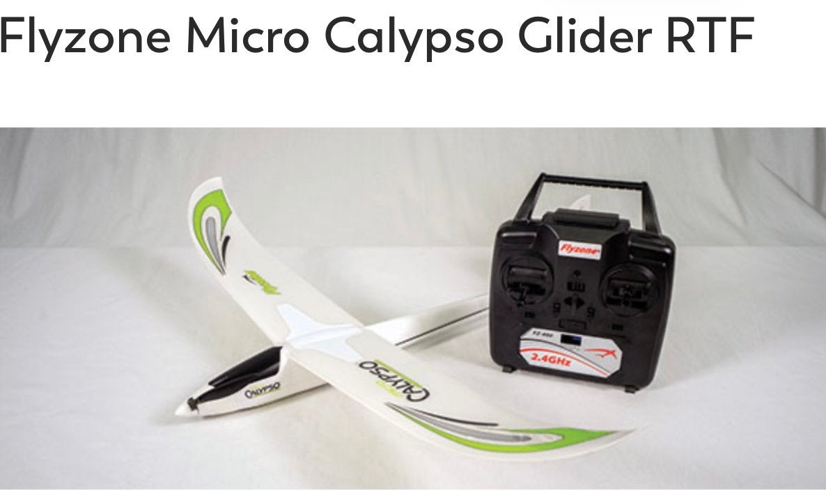 Gezocht, Flyzone micro Calypso vliegtuig, Ophalen of Verzenden, Zo goed als nieuw