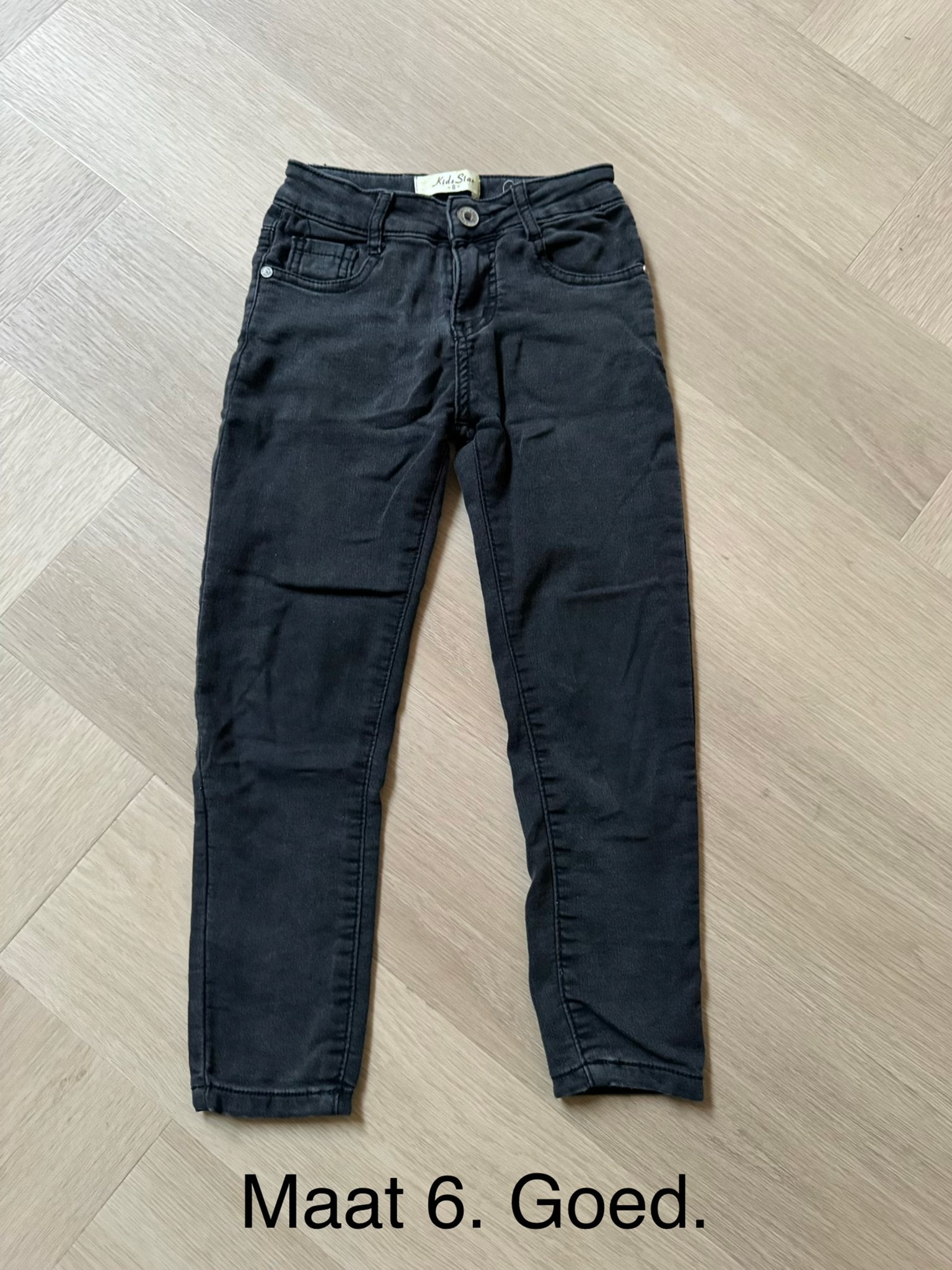 Zwarte skinny jeans maat 6, Ophalen of Verzenden, Gebruikt, Jongen of Meisje, Broek