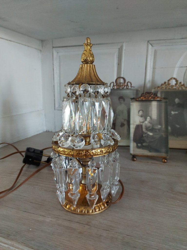 Antiek tafellampje, Antiek en Kunst, Antiek | Lampen, Ophalen of Verzenden