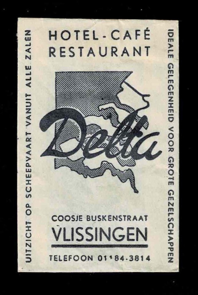 suikerzakje 1297 Delta Vlissingen, Ophalen of Verzenden, Nederland