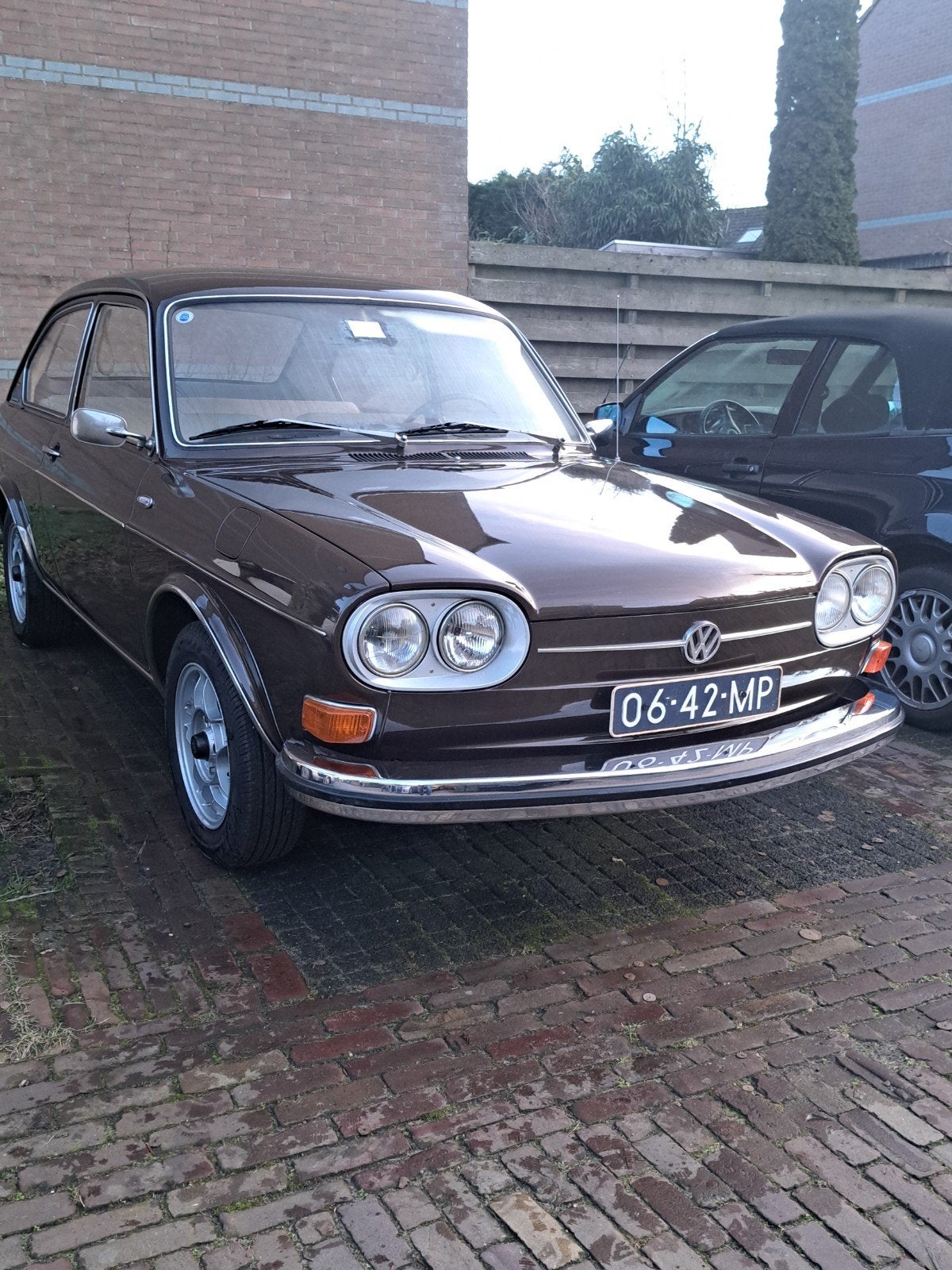 Volkswagen 411 LE 1970 Bruin, Auto's, Oldtimers, Bruin, Handgeschakeld, Particulier, Geïmporteerd
