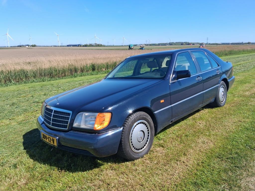 Mercedes S280 W140 – Koeweit import –110.847 km–roestvrij, Automaat, Blauw, Open dak, Particulier