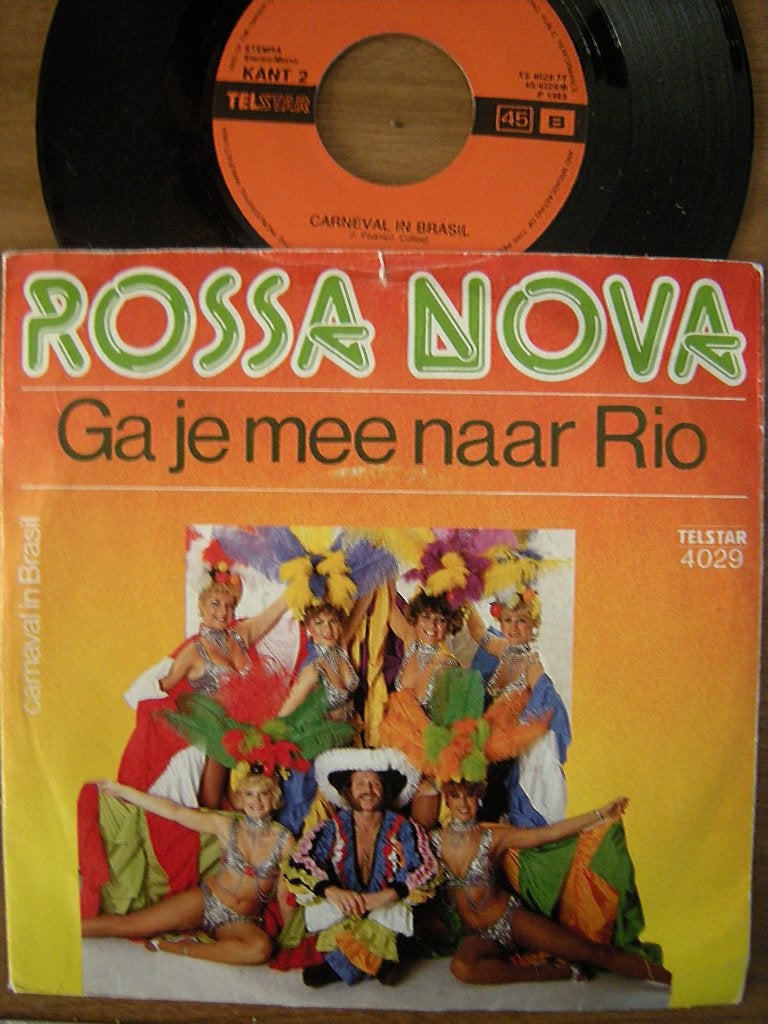 Rossa Nova (Ga Je Mee Naar Rio) telstar., Gebruikt, 7 inch, Ophalen of Verzenden, Feestmuziek