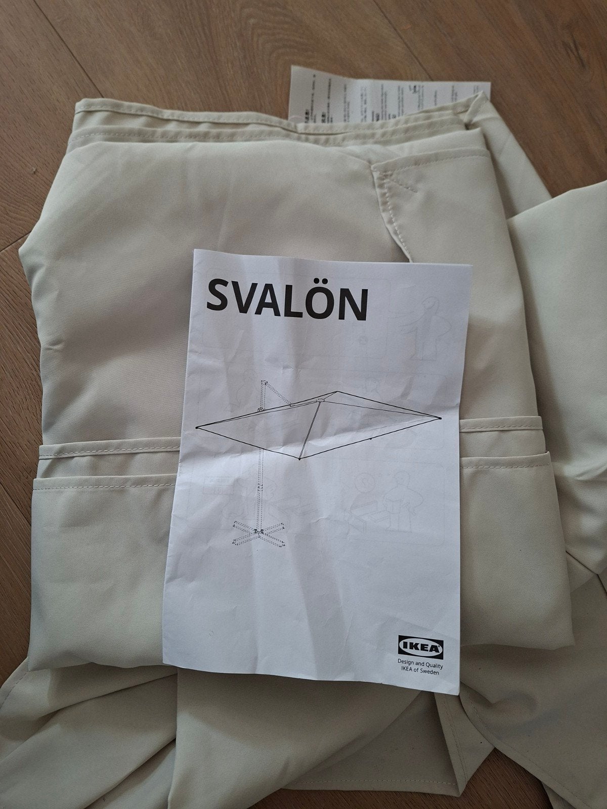 Doek parasol Svalön Ikea nieuw