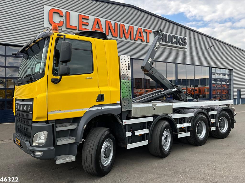 Ginaf X6 4341 8x4H Euro 6 Multilift 30 Ton haakarmsysteem, Automaat, Euro 6, Ginaf, Origineel Nederlands