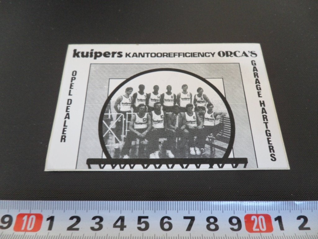 sticker Garage Hartgers OPEL dealer ORCA'S  Kuipers, Ophalen, Zo goed als nieuw