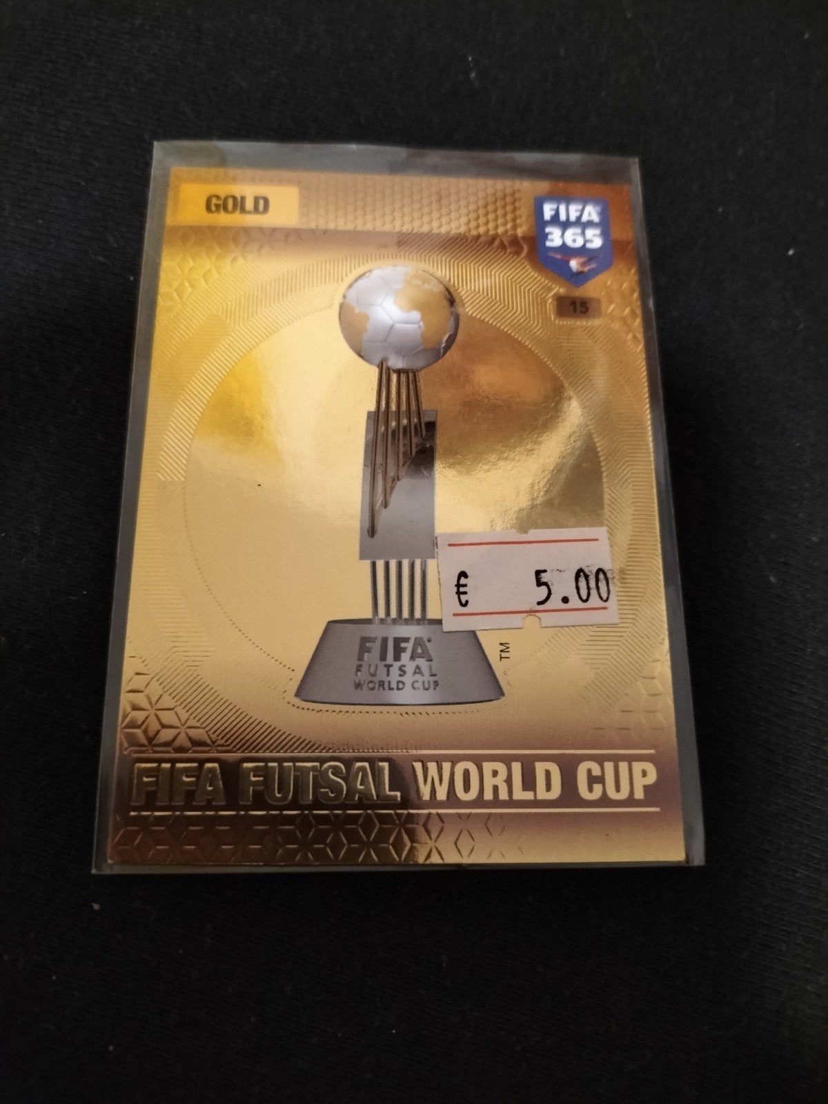 FIFA Futsal World Cup Gold Spelerskaart Panini Adrenalyn XL, Ophalen of Verzenden