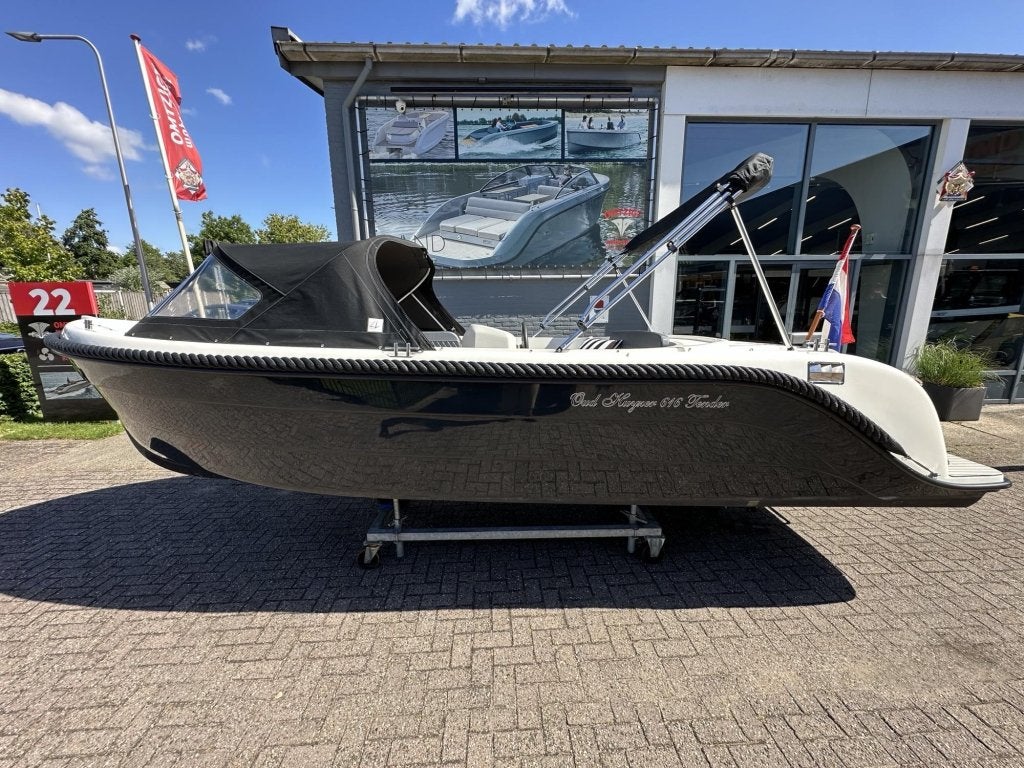 Oud Huijzer 616 met 40pk Suzuki prachtige boot!, Watersport en Boten, Tender, Gebruikt, 0 cm, 6 m