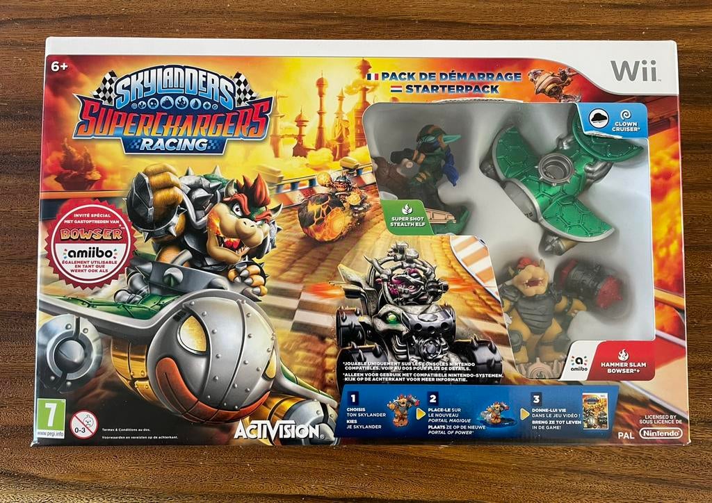 Skylanders Supercharger Racing Wii, 1 speler, Racen en Vliegen, Ophalen of Verzenden, Zo goed als nieuw