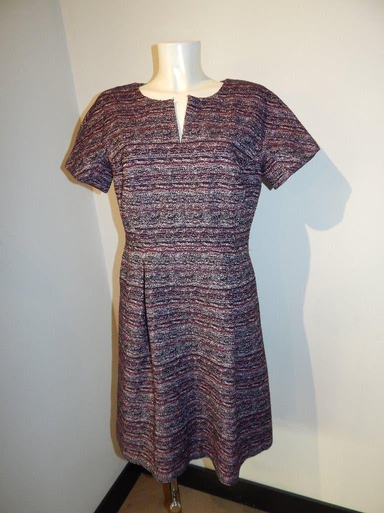 Natan edition 5 beeldschone jurk gemelleerd kleuren mt 42, Kleding | Dames, Maat 42/44 (L), Zo goed als nieuw, Knielengte, Natan