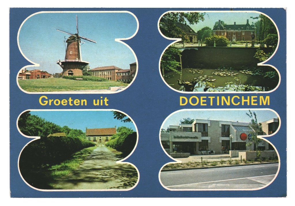 984015 Doetinchem 80 Gld Gelopen met Postzegel, Ophalen of Verzenden, 1980 tot heden, Gelopen, Gelderland