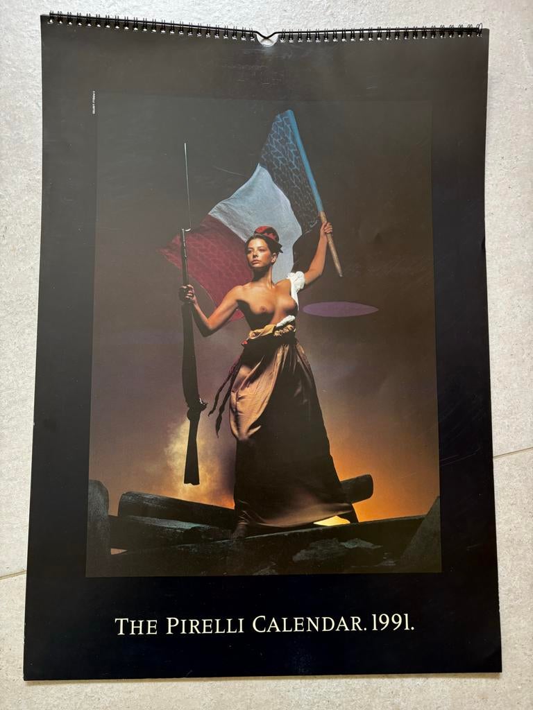 Pirelli Kalender 1991, Ophalen of Verzenden, Maandkalender, Zo goed als nieuw