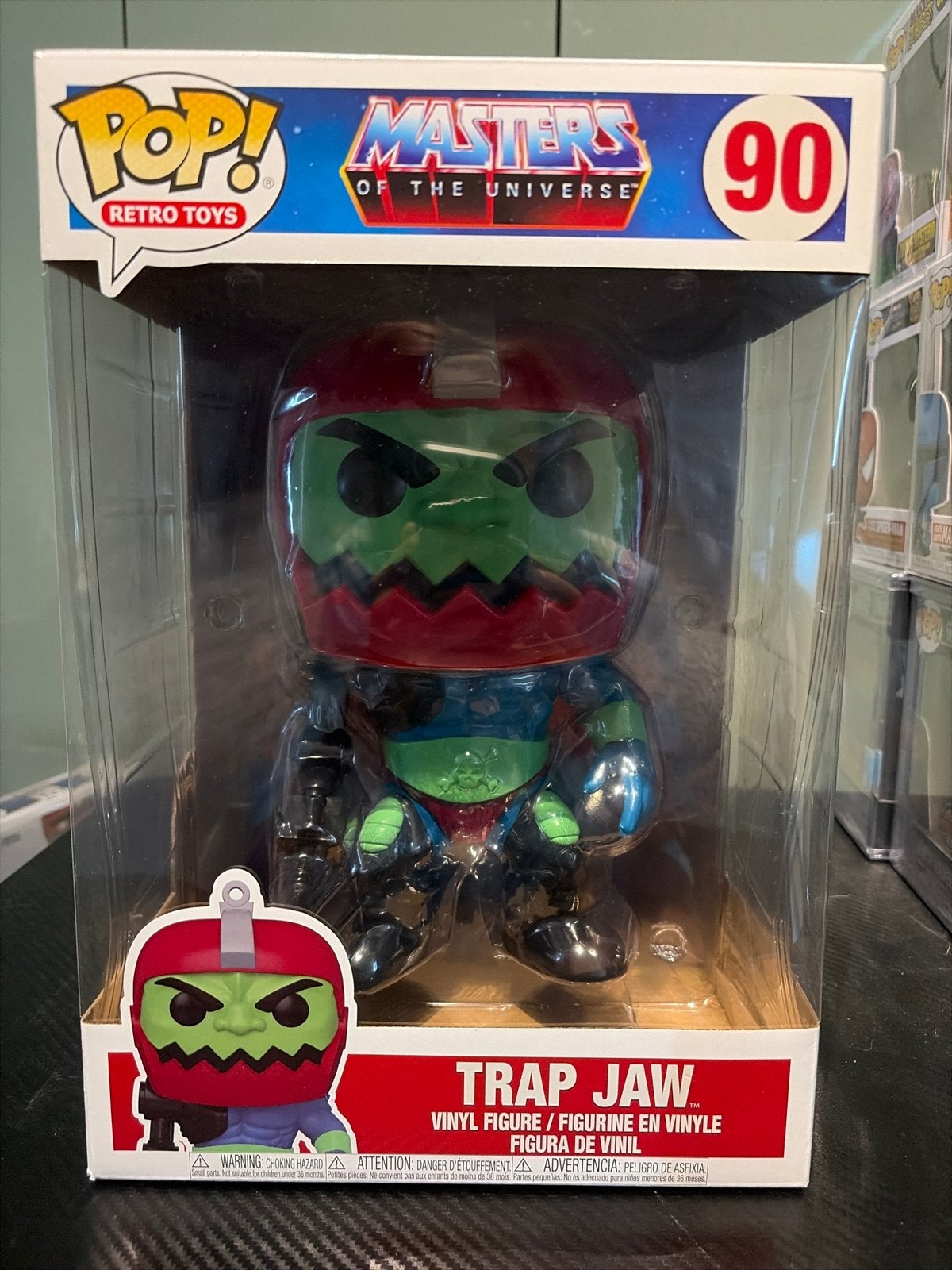 XL Funko Pop! Masters of the Universe - Trap Jaw #90, Ophalen of Verzenden, Nieuw