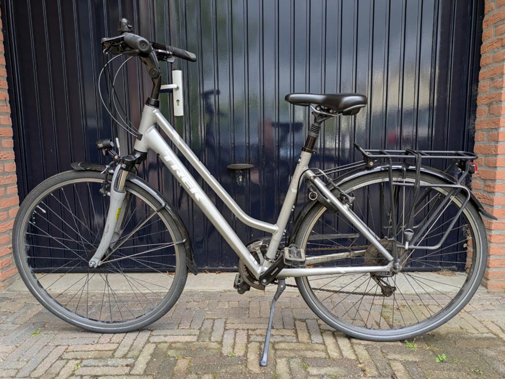 Trek T200 damesfiets grijs 50cm, Fietsen en Brommers, Fietsen | Dames | Sportfietsen en Toerfietsen, Gebruikt, Ophalen, Overige merken