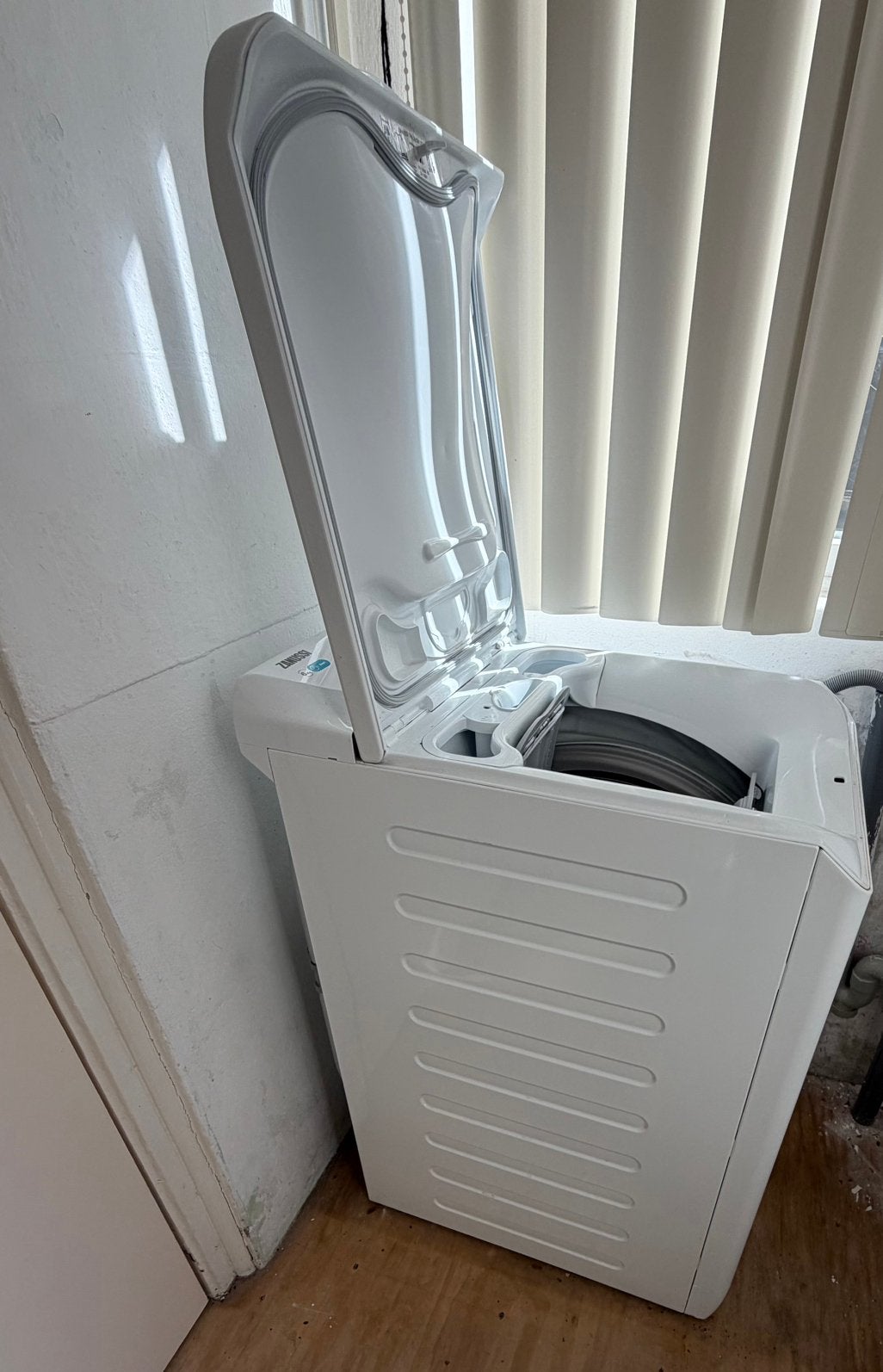 Wasmachine Zanussi bovenlader t.e.a.b., Witgoed en Apparatuur, Ophalen, 1200 tot 1600 toeren, Gebruikt, 4 tot 6 kg