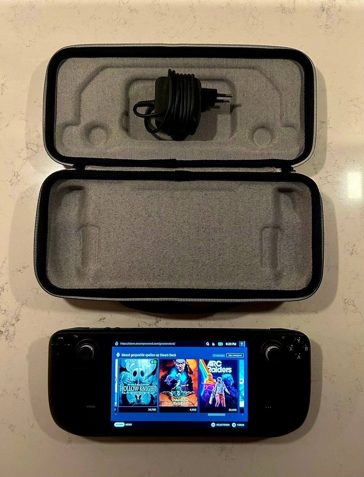 Steam Deck 512GB LCD Anti Glare Screen - Hele nette staat, Spelcomputers en Games, Ophalen of Verzenden, Zo goed als nieuw
