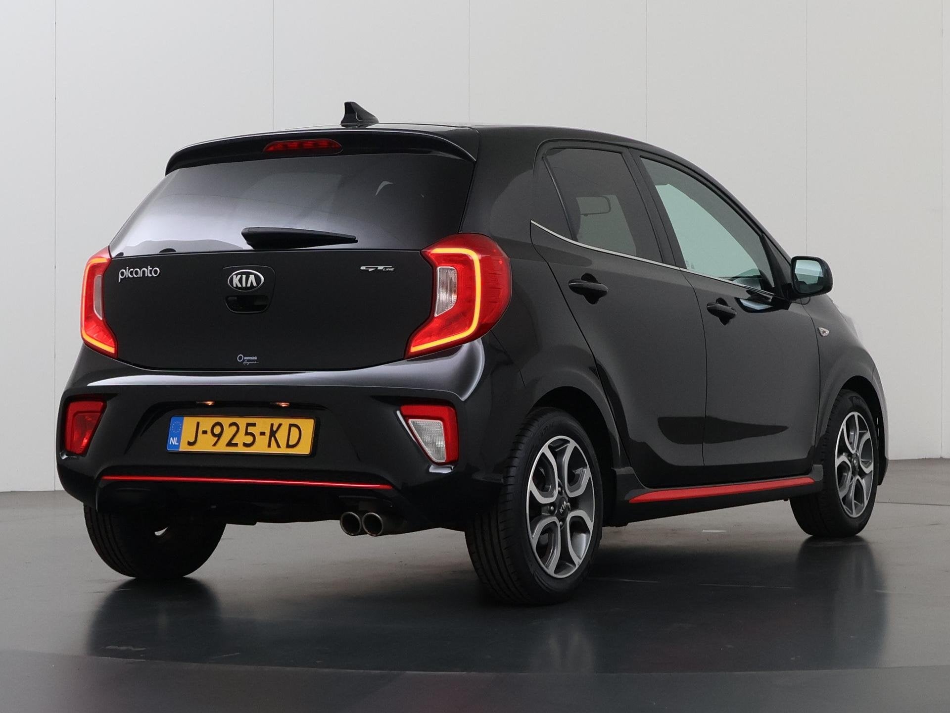 Kia Picanto 1.0 MPi GT-Line Edition | Lederen bekleding | Ac, Auto's, Voorwielaandrijving, Gebruikt, Euro 6, 4 stoelen