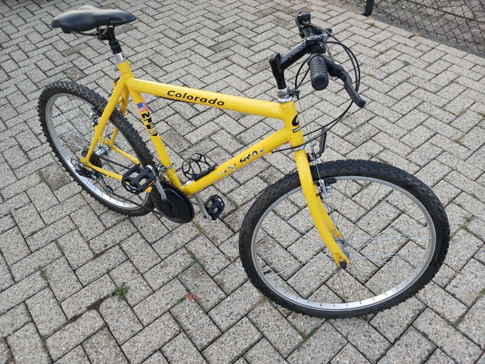 Gele Colorado Conquest Mountainbike 21 versnellingen, Gebruikt, Geen vering, 53 tot 57 cm, Ophalen