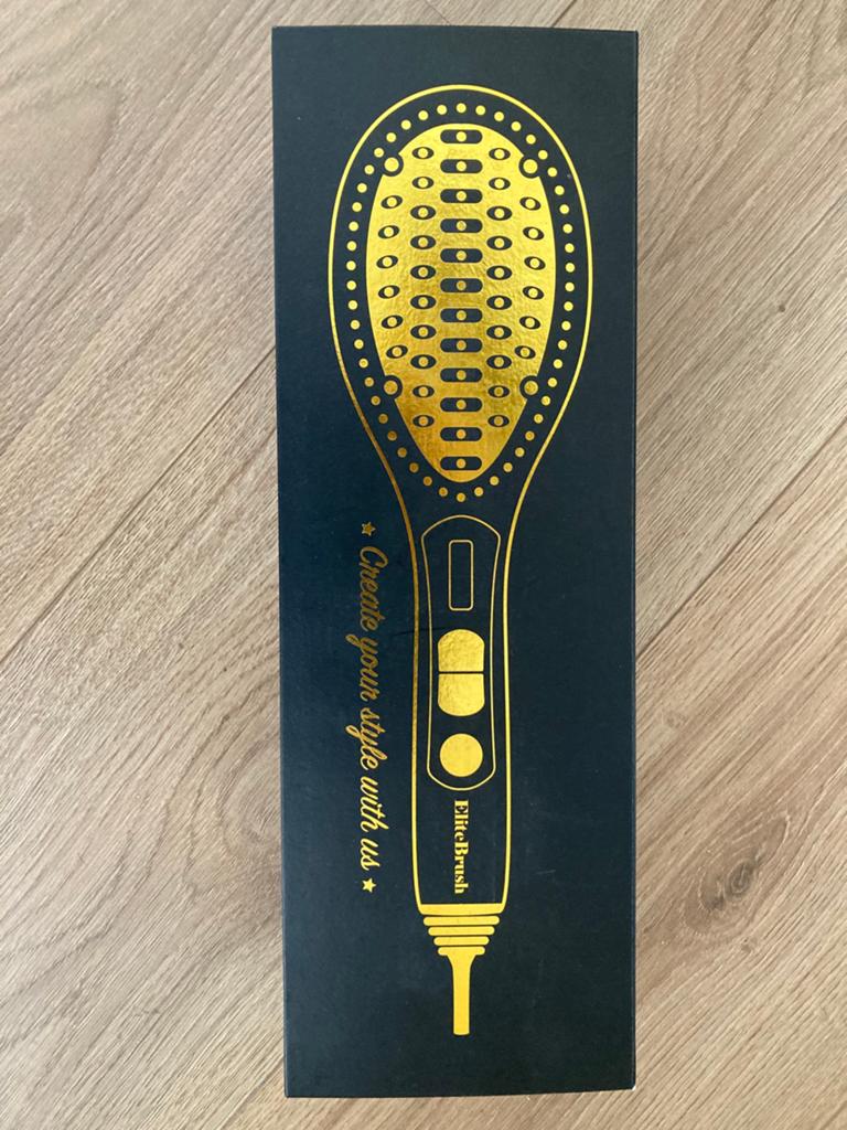 ELITEBRUSH HAAR STIJLER, Sieraden, Tassen en Uiterlijk, Uiterlijk | Haarverzorging, Ophalen of Verzenden, Zo goed als nieuw, Krultang of Stijltang