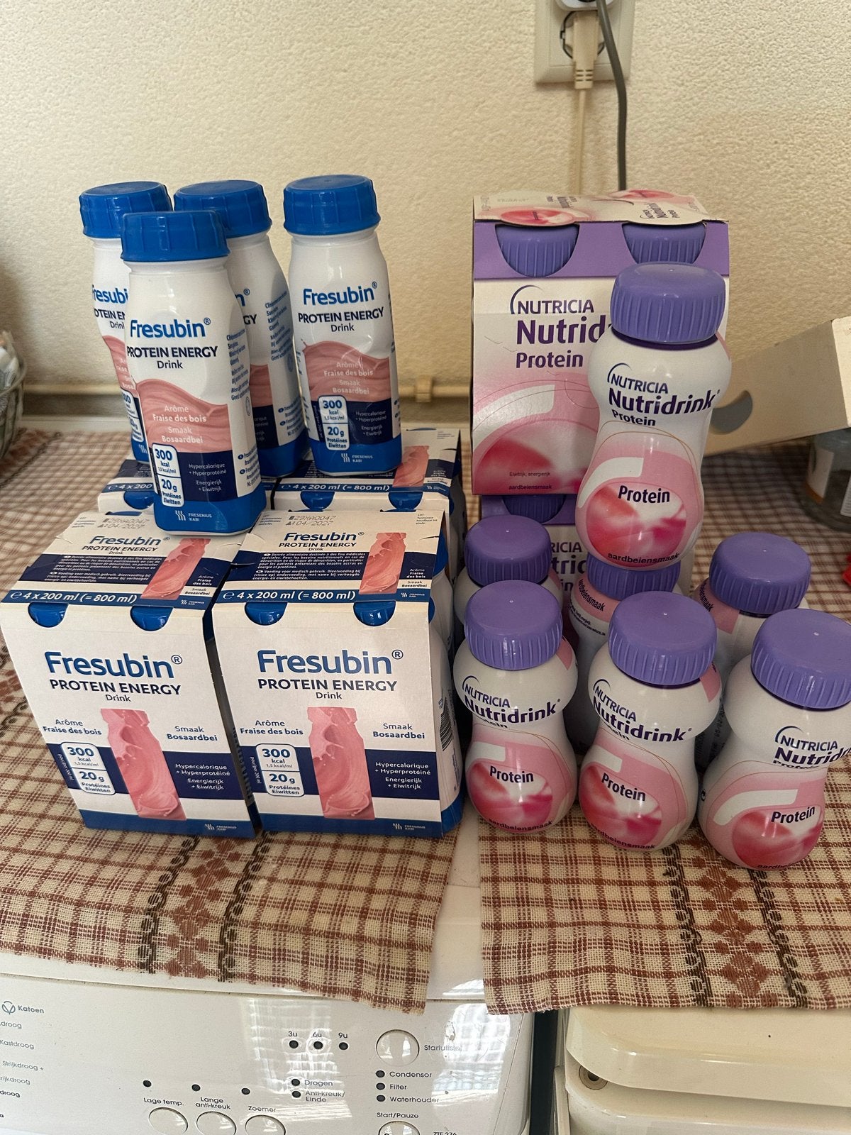 36 flesjes Drinkvoeding Nutridrink en Fresubin proteine, Diversen, Levensmiddelen, Ophalen