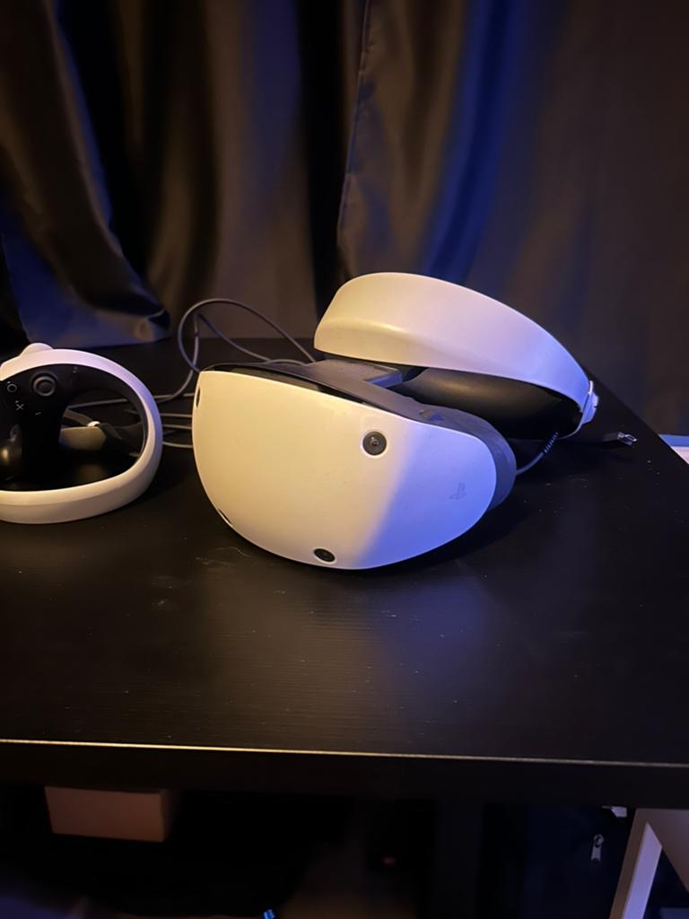 PS VR2 (zonder doos en oortjes), Spelcomputers en Games, Virtual Reality, Ophalen, Gebruikt, VR-bril, Sony PlayStation