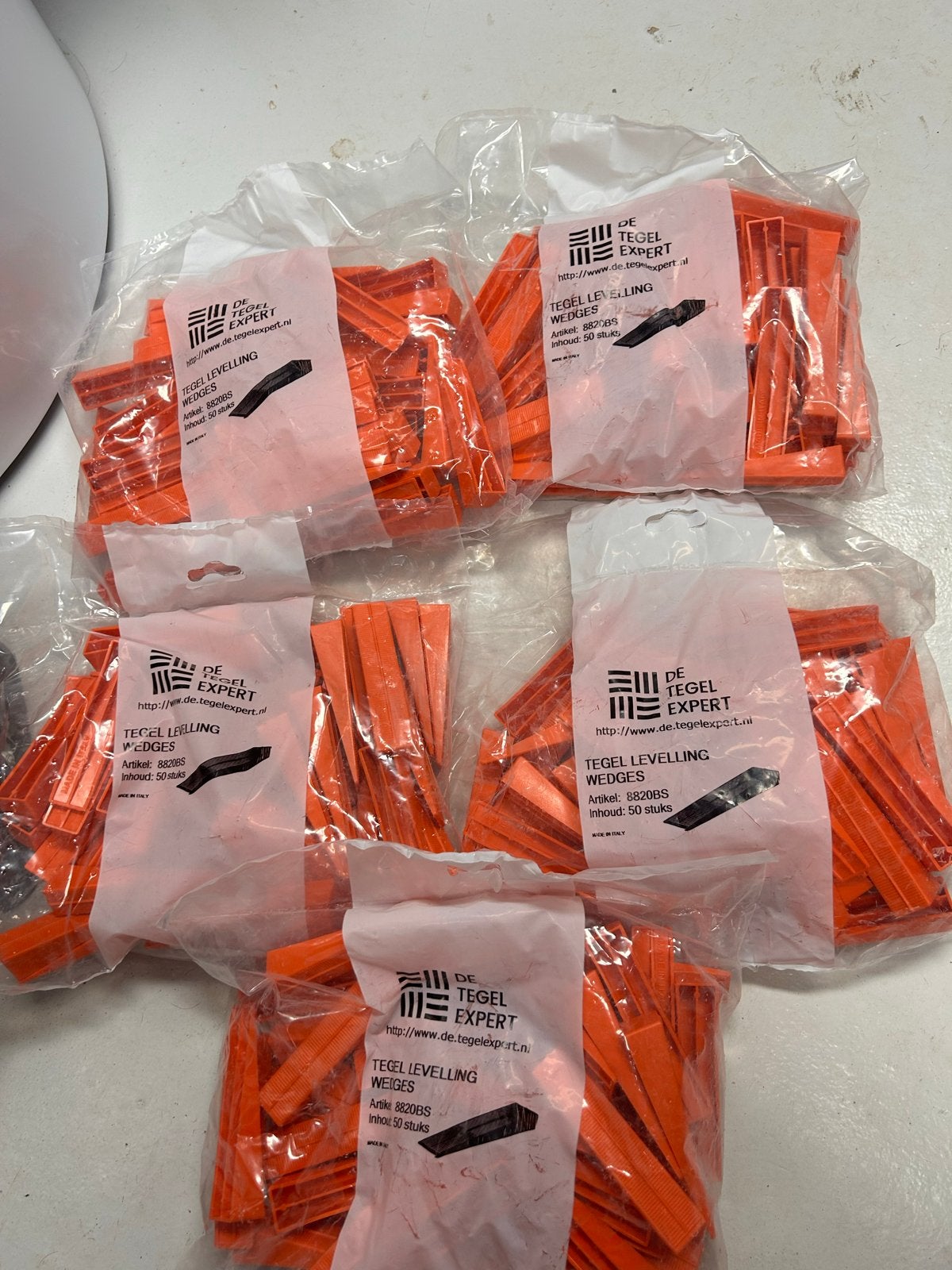 Tegel Levelling Wedges, Ophalen, Overige materialen, Overige typen, Nieuw