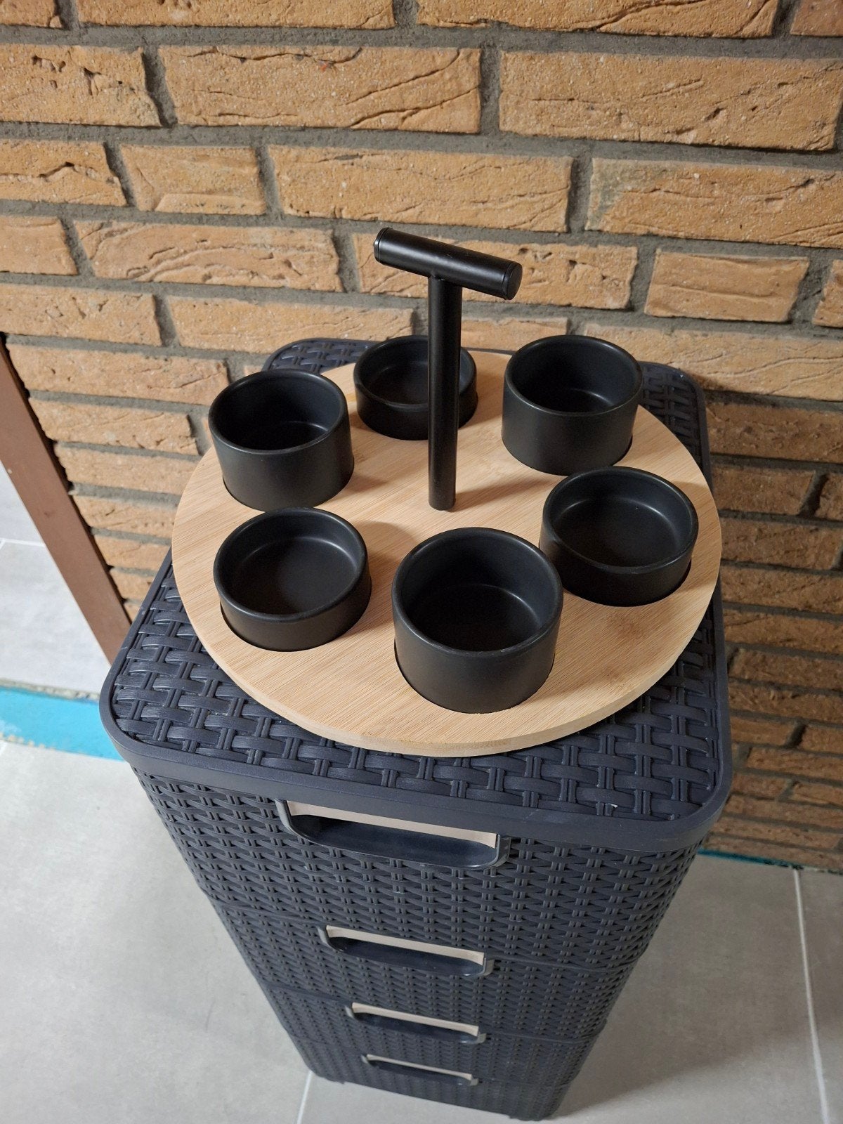 tapas set op draaiplateau, Ophalen of Verzenden