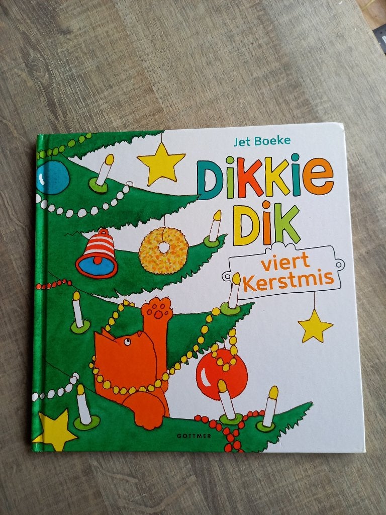 Dikkie Dik Viert Kerstmis (Jet Boeke), Boeken, Ophalen of Verzenden, Zo goed als nieuw, Fictie algemeen