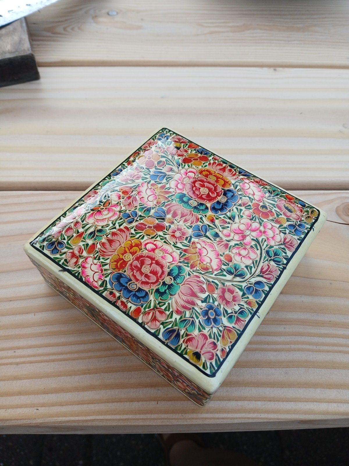vintage retro onderzetters bloemen, Ophalen, Huis en Inrichting