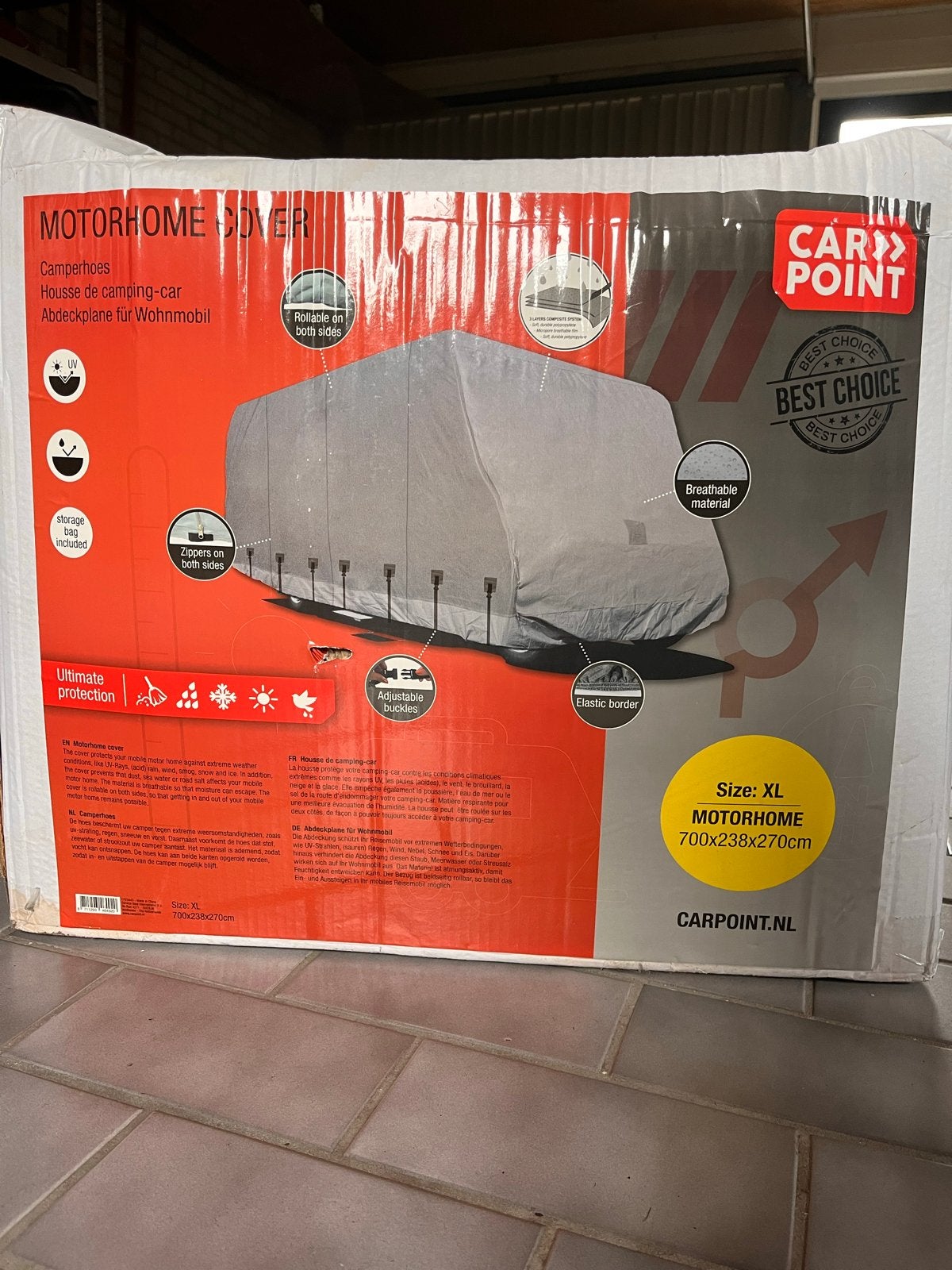 NIEUW IN DOOS! Camperhoes - 700x238x270cm, Caravans en Kamperen, Ophalen, Nieuw