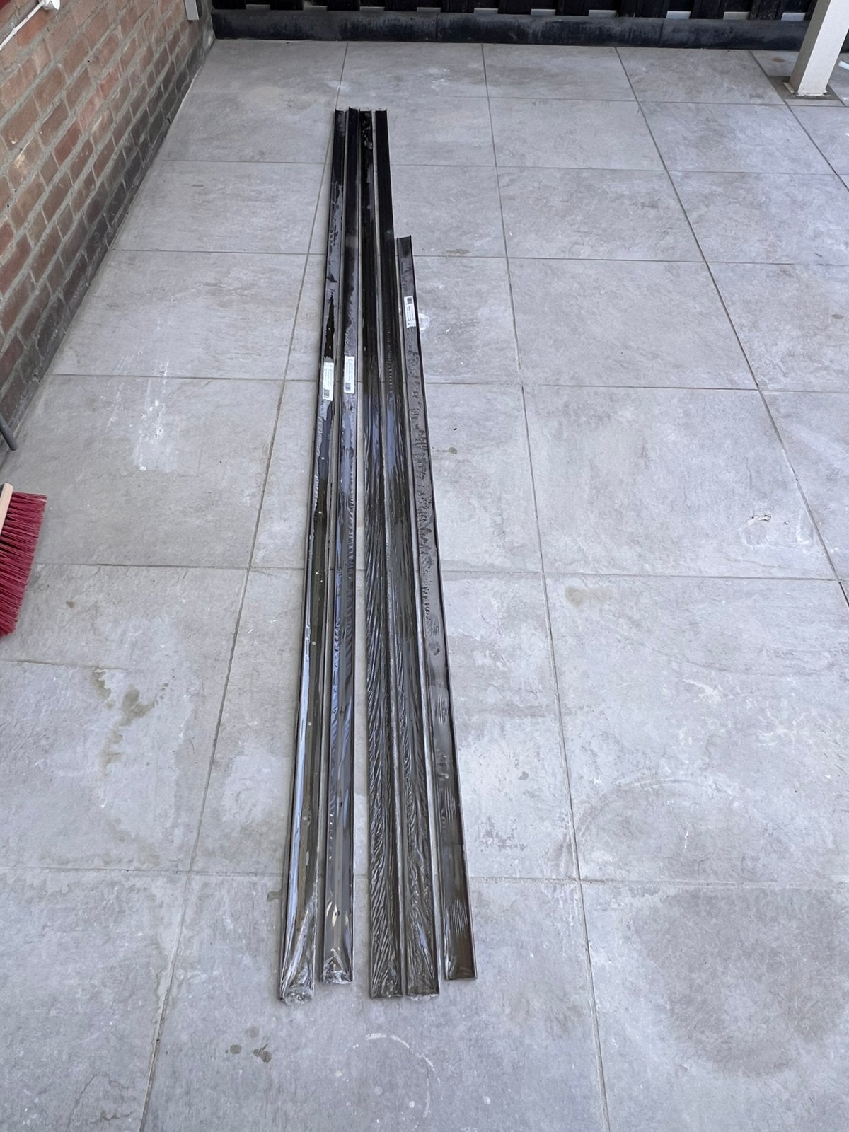 Trappenkanten profiel Aluminium Eloxiert Brons, Ophalen, Zo goed als nieuw, Aluminium