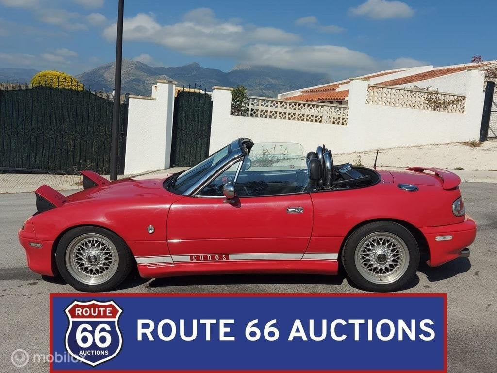 Mazda MX-5 | 1992 | Route 66 Auctions, Auto's, Overige carrosserieën, Zwart, Bedrijf, Handgeschakeld