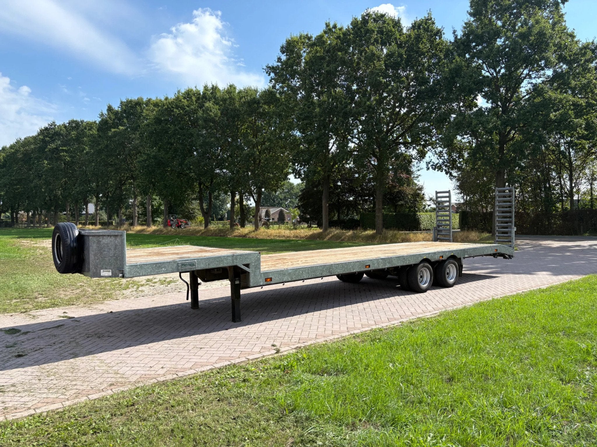 VELDHUIZEN P37-2 Be oplegger semi dieplader 10 TON, Auto's, Vrachtwagens, Overige brandstoffen, Bedrijf, Aanhangers en Opleggers