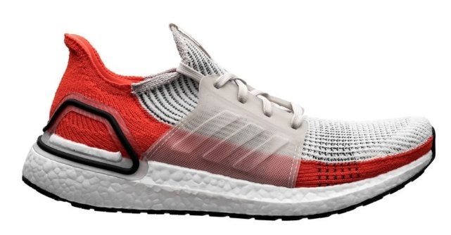 Adidas Ultra Boost 19 Wit Rood | Maat 41 1/3 | €40, Wit, Nike, Nieuw, Ophalen of Verzenden