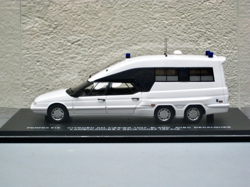 Citroen XM Tissier Ambulance met decals Prefix 1:43, Ophalen of Verzenden, Nieuw, Auto, Overige merken