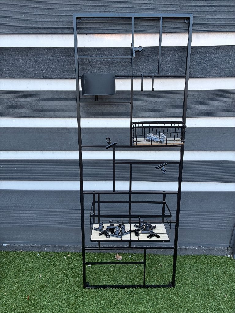 Wandrek zwart, Huis en Inrichting, Woonaccessoires | Wandplanken en Boekenplanken, Ophalen, Gebruikt